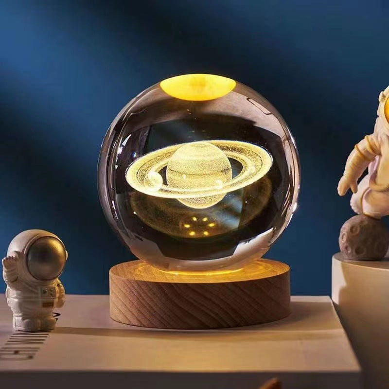 Crystal Ball Galaxy Lamp