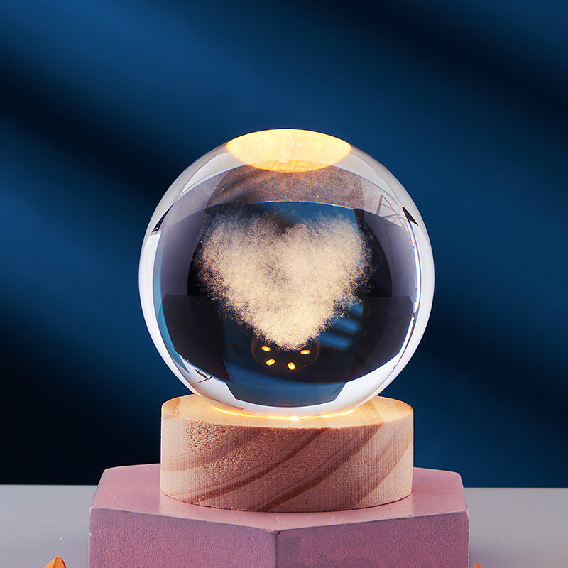 Crystal Ball Galaxy Lamp