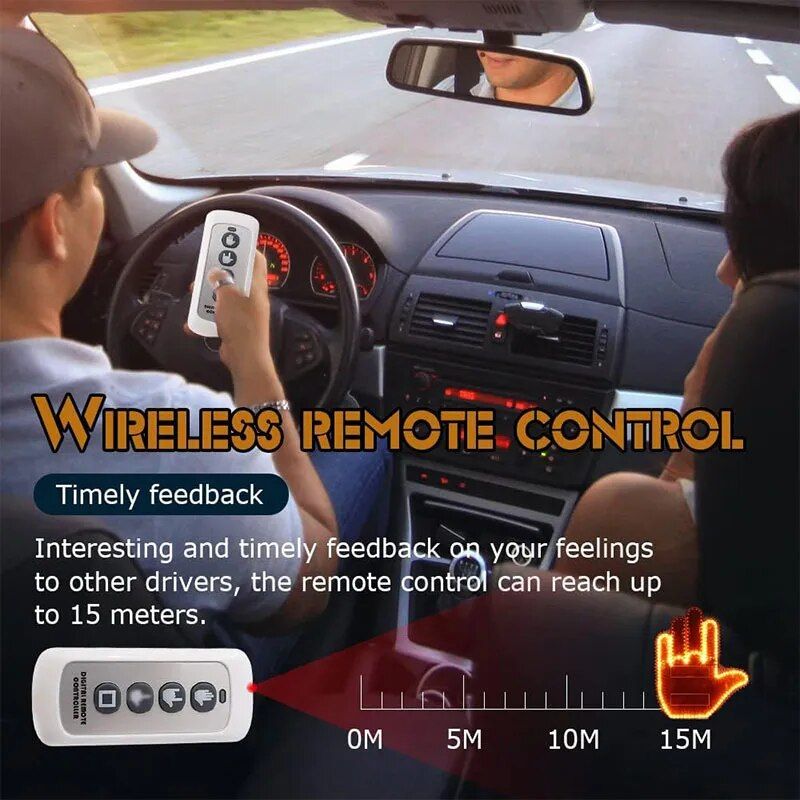 Car Hand Gesture LED Light