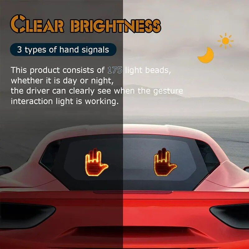 Car Hand Gesture LED Light