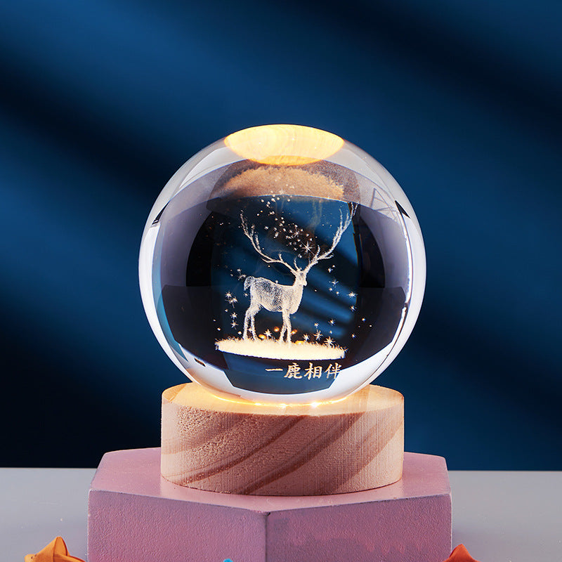 Crystal Ball Galaxy Lamp