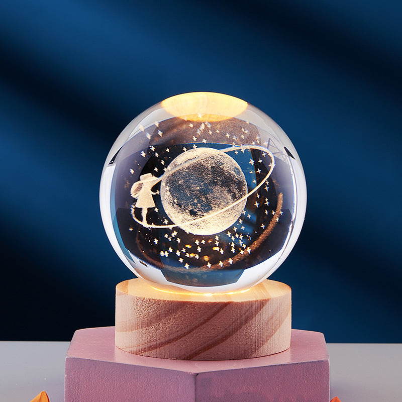 Crystal Ball Galaxy Lamp