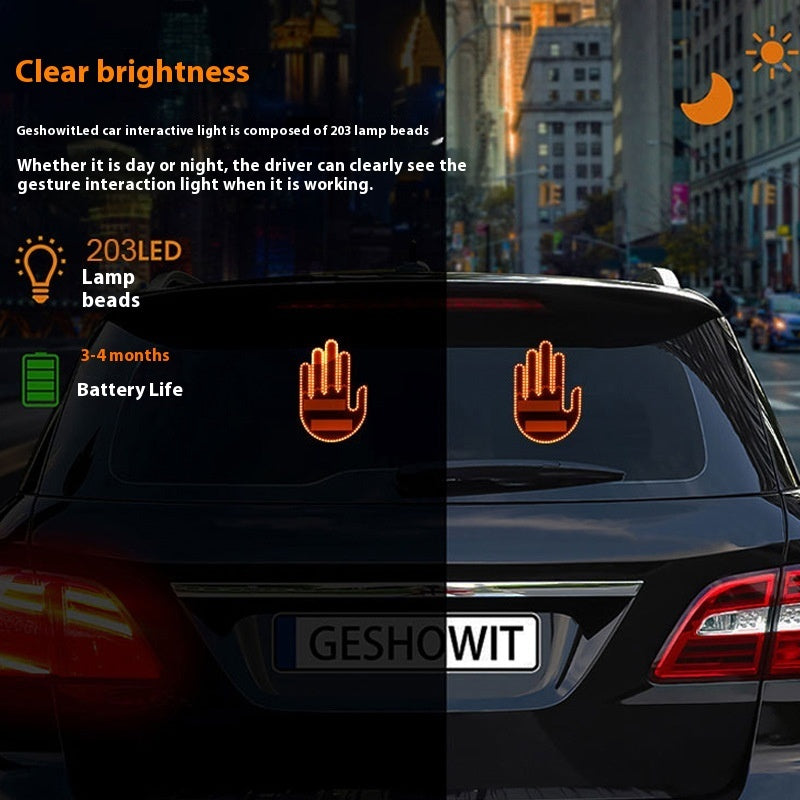 Car Hand Gesture LED Light