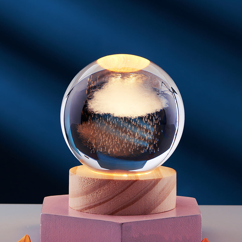 Crystal Ball Galaxy Lamp